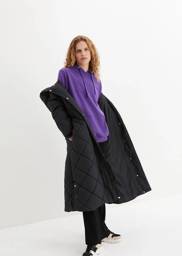 Basic hoodie van zacht frotté • paars • product-page.page-title-suffix