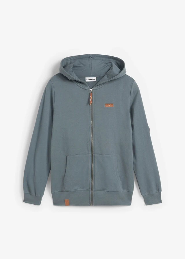 Sweatvest met capuchon