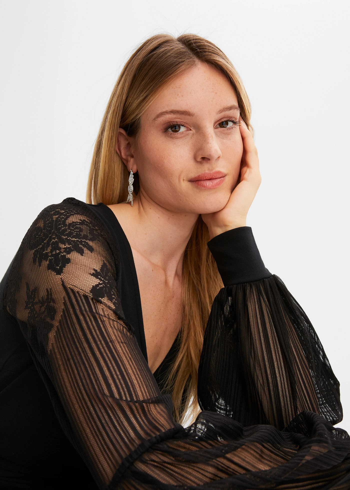 Rochie din jerse • negru • magazin bonprix