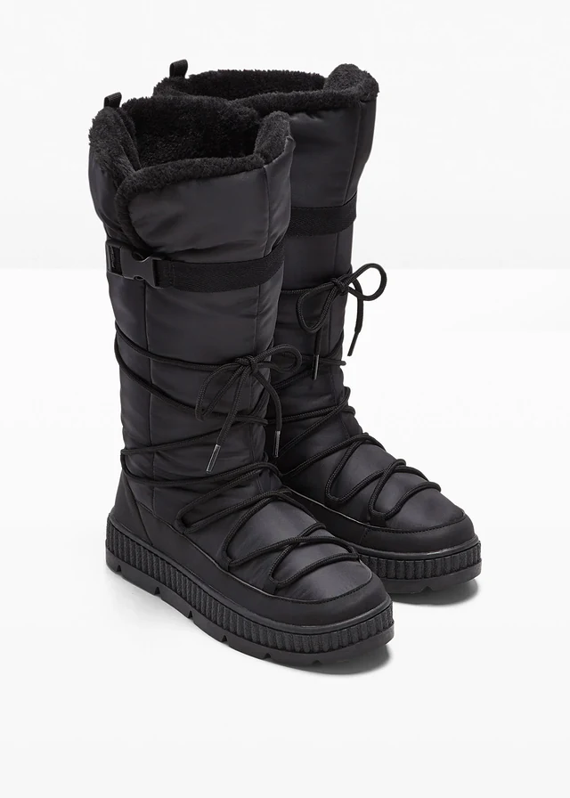 Boots de randonnée neige, Couleur: noir