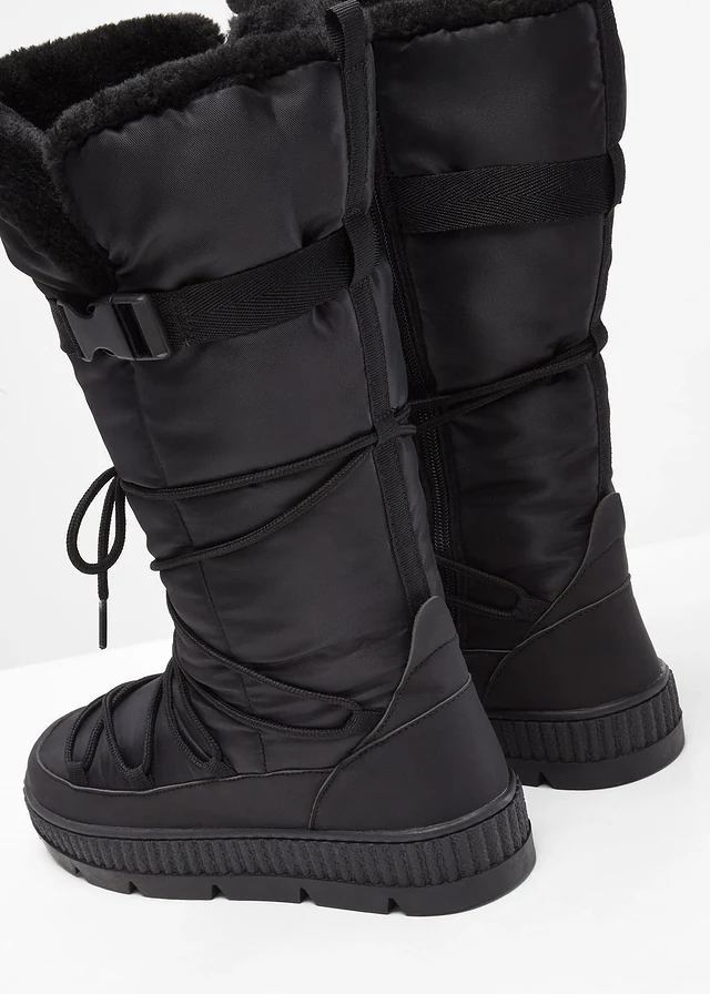 Boots de randonnée neige, Couleur: noir