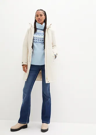 Lange outdoor jas • kiezelgrijs • bonprix online shop