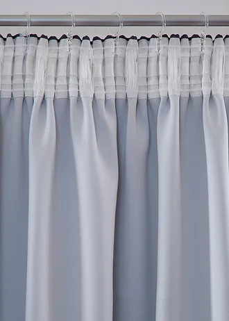 Zatemňujúci záves s nočnou oblohou (2-dielne balenie) • tmavomodrá • obchod bonprix