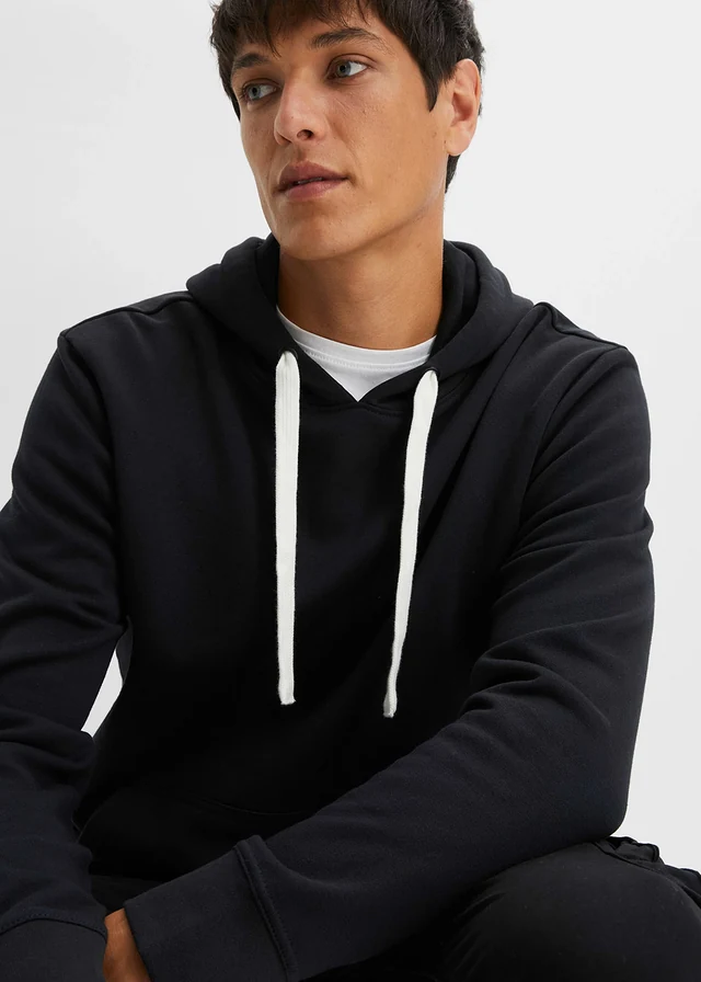 Sweat à capuche 100% coton • noir • product-page.page-title-suffix