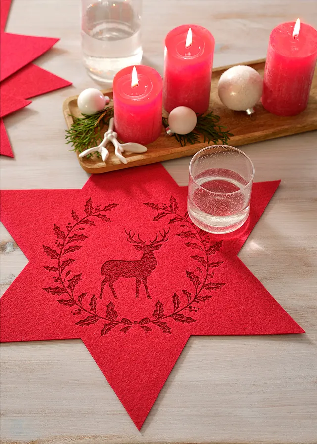 Suport masă cu formă de stea (4bucăţi)