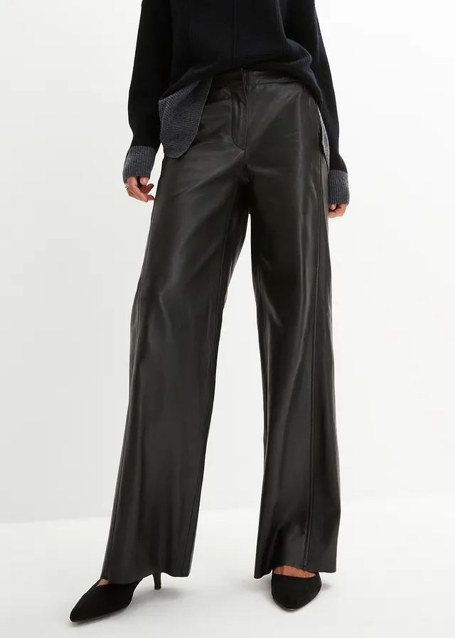 Marlene Dietrich broek van lamsnappa • zwart • product-page.page-title-suffix