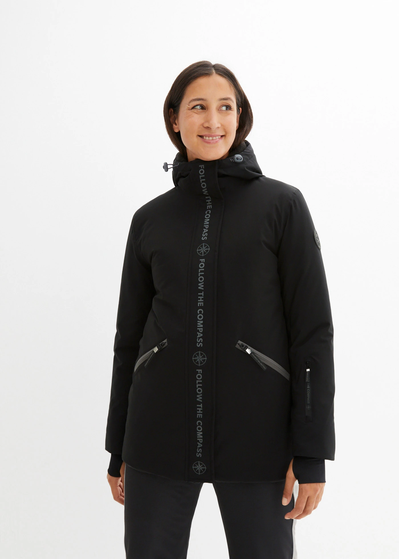 Veste de ski technique, imperméable • noir • Boutique bonprix