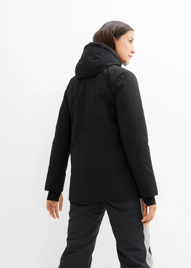 Outdoor ski-jas, waterdicht, Kleur: zwart