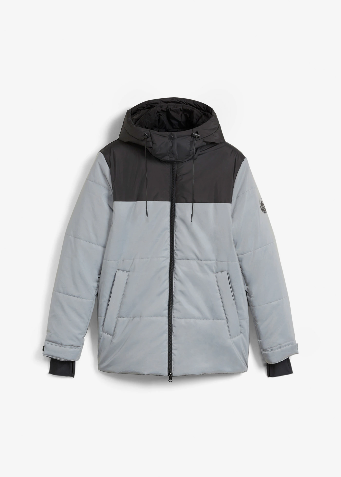 Veste fonctionnelle matelassée, réfléchissante • argenté • Boutique bonprix