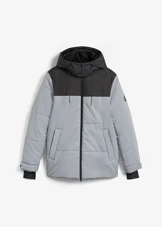 Gewatteerde outdoor jas, reflecterend, Kleur: zilverkleur