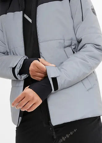 Veste fonctionnelle matelassée, réfléchissante • argenté • Boutique bonprix