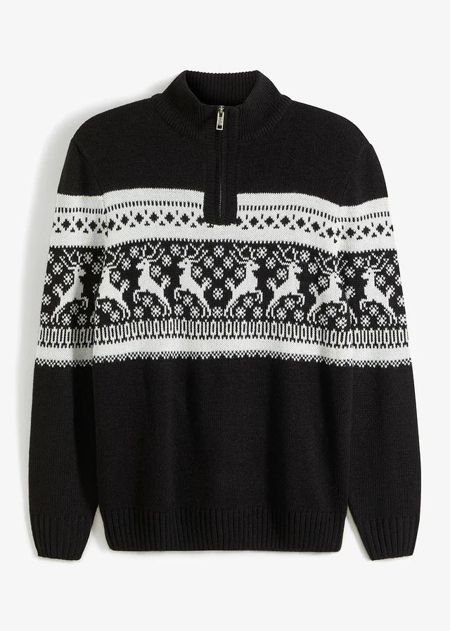 Pulover troyer cu model norvegian