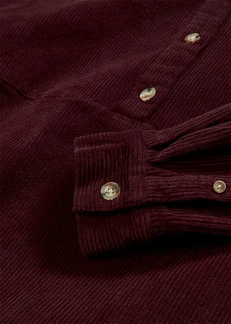 Stretch corduroy jurk • esdoornrood • bonprix online shop