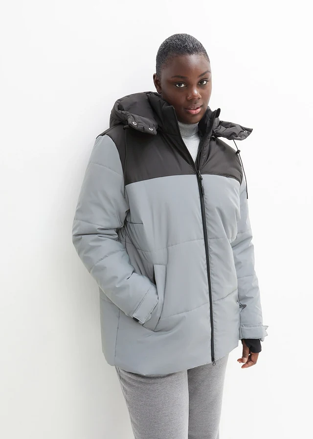 Veste fonctionnelle matelassée, réfléchissante, Couleur: argenté