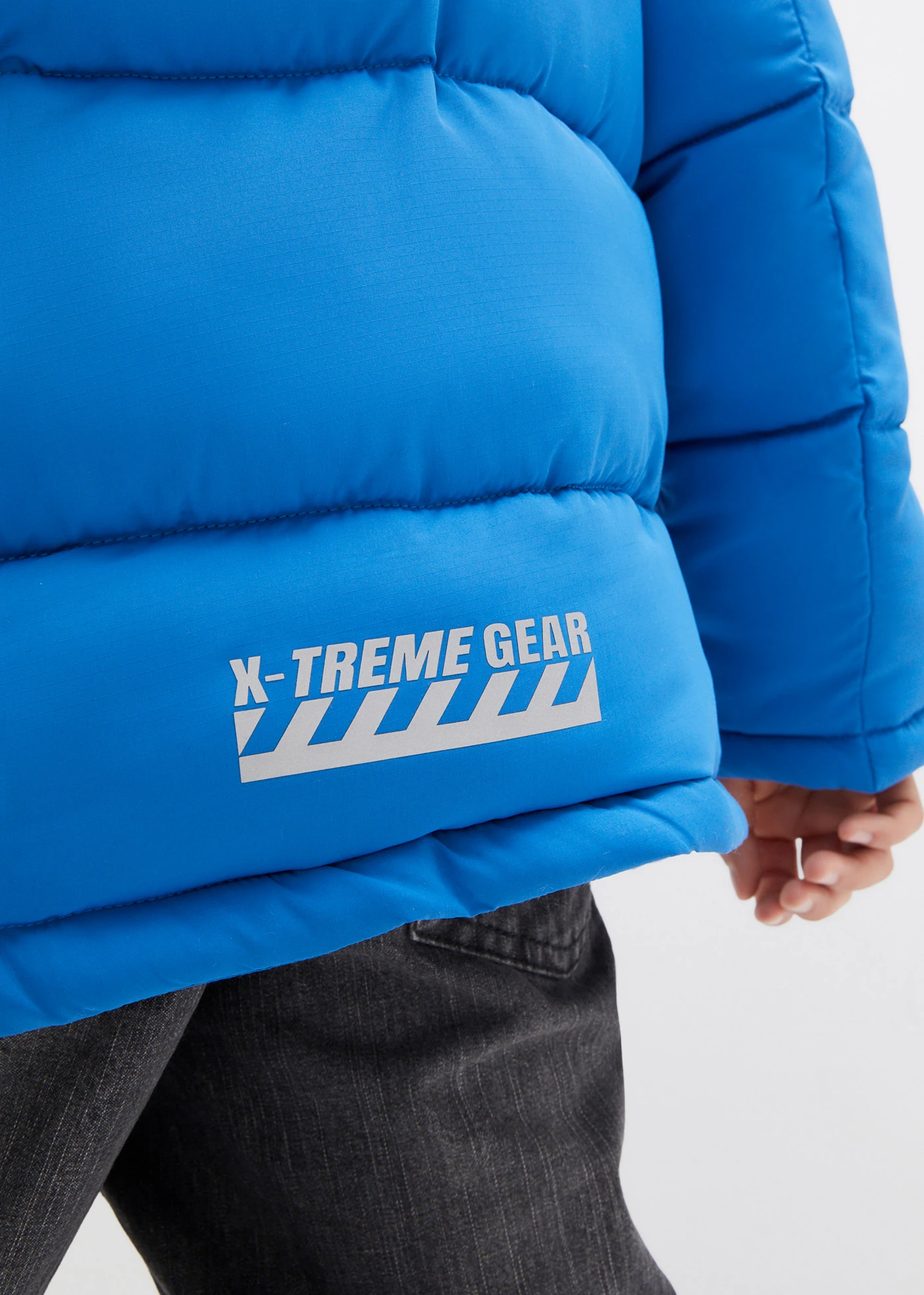 Doudoune chaude à capuche • bleu • Boutique bonprix