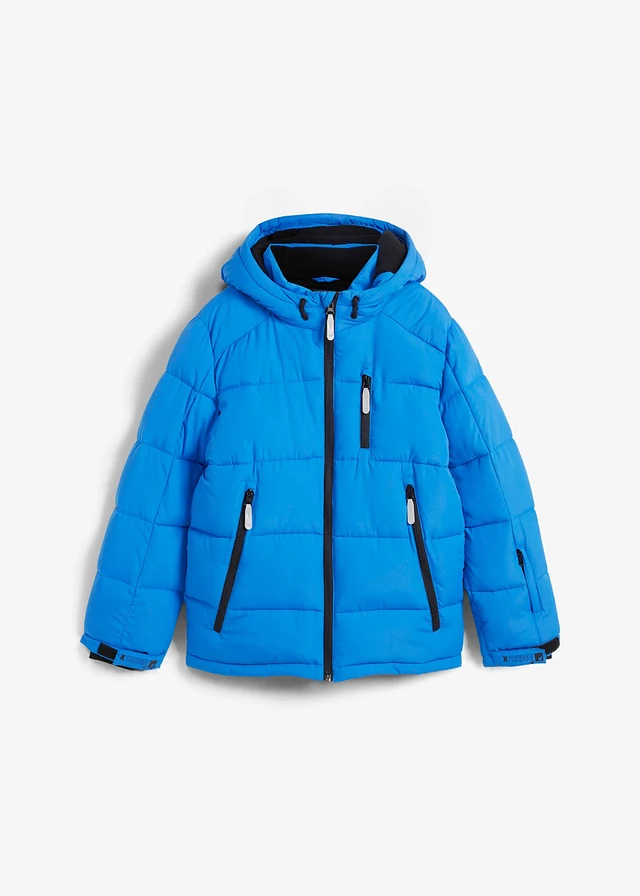 Warm gevoerde winterjas met capuchon