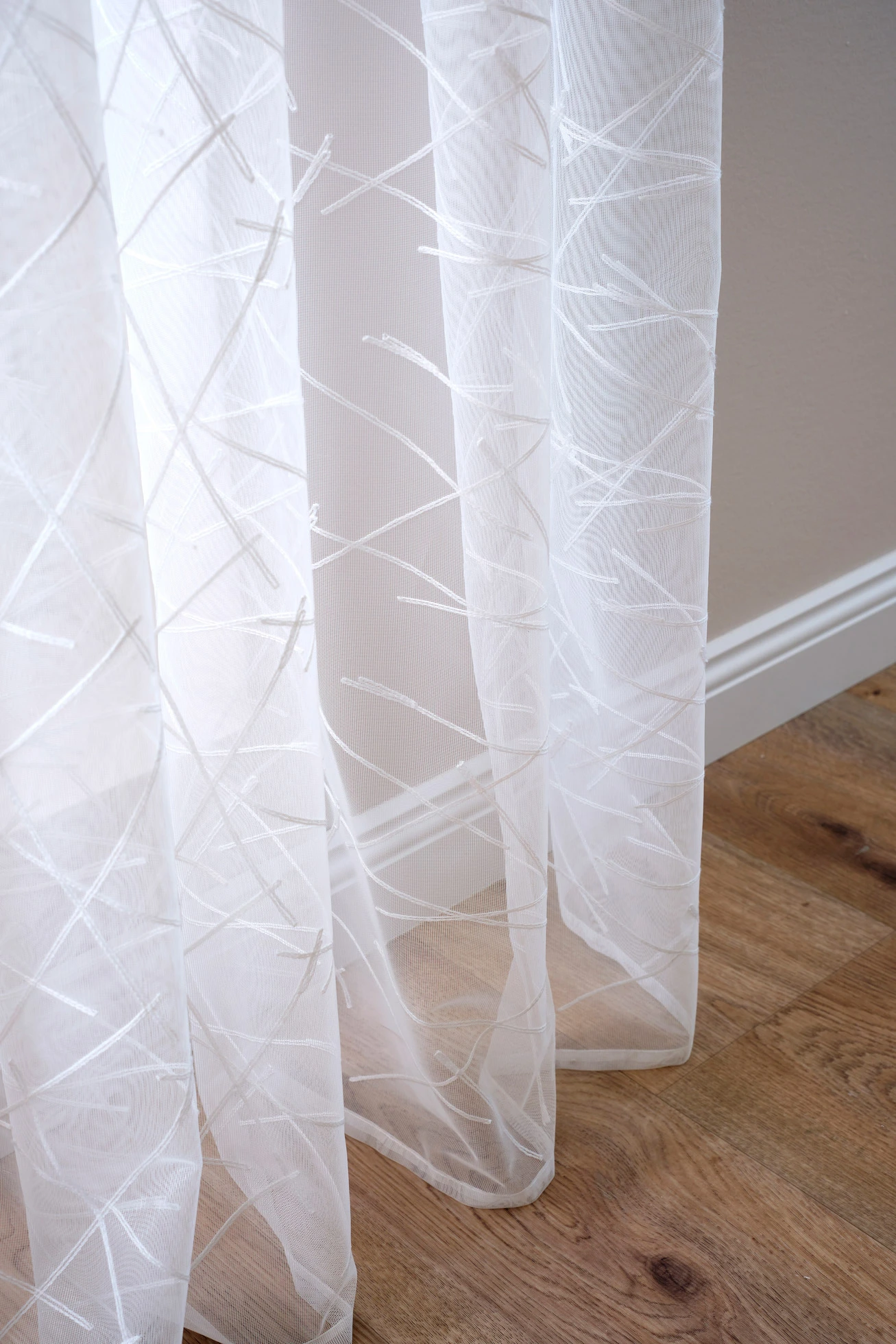 Transparant jacquard gordijn • wit • bonprix online shop