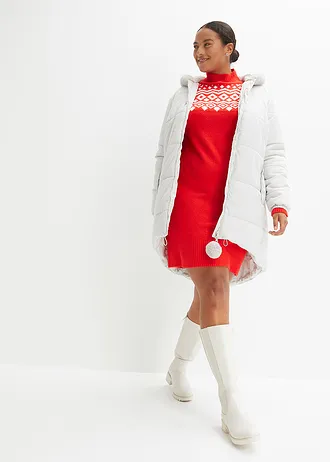 Parka, barva: matně stříbrná