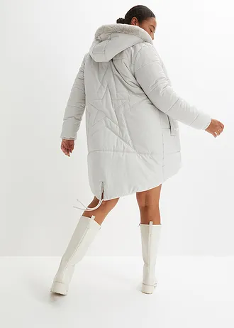 Parka, barva: matně stříbrná