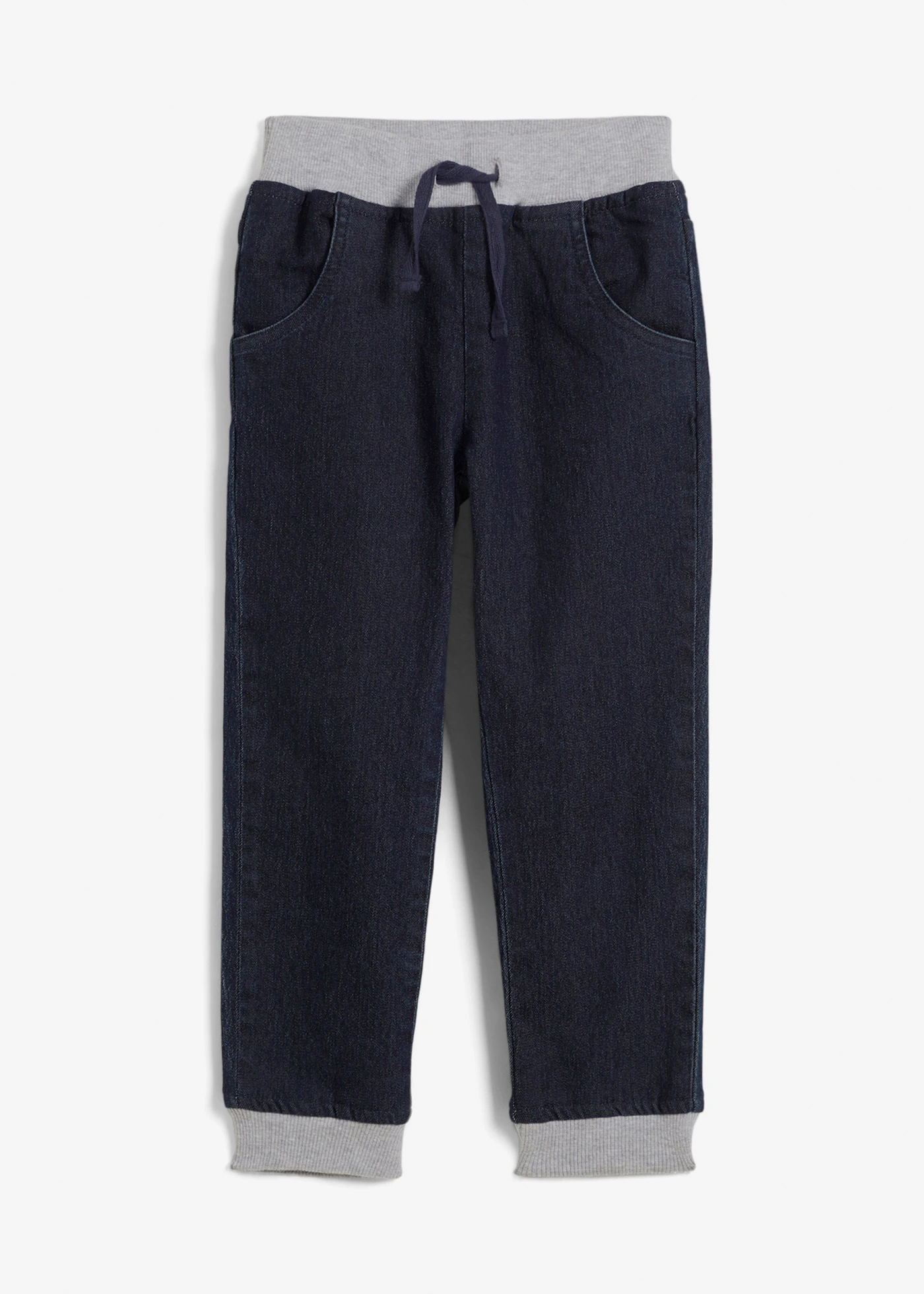 Meisjes thermobroek met jersey voering • nachtblauw denim • bonprix online shop