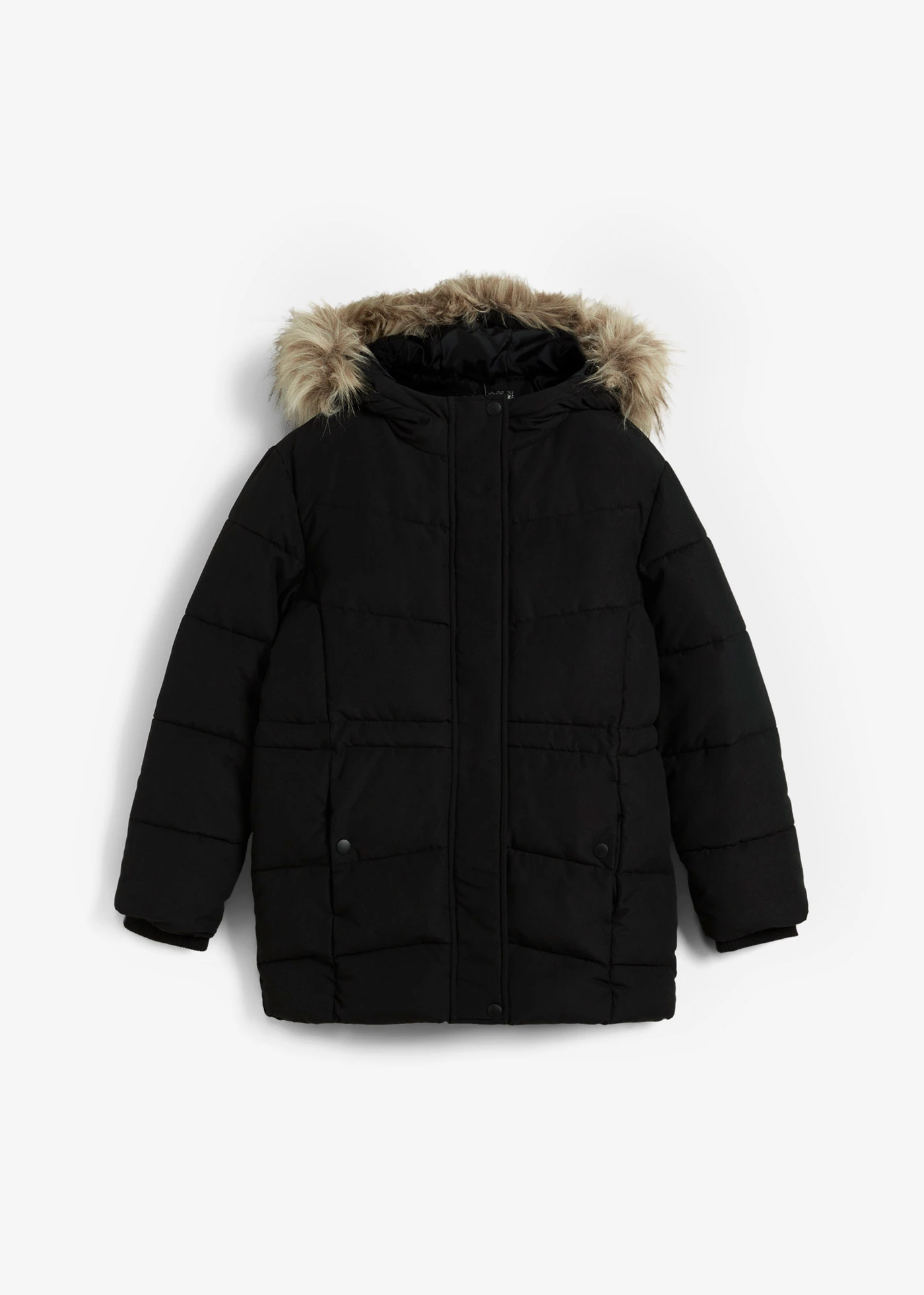 Meisjes winterparka met capuchon • zwart • bonprix online shop
