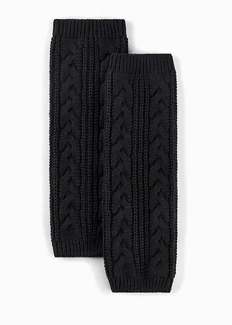 Návleky na nohy, barva: černá