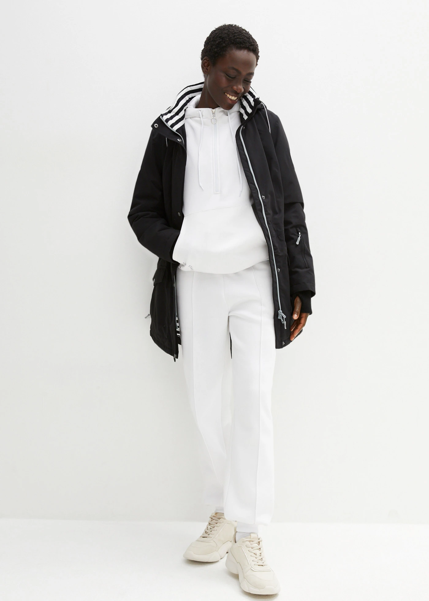 Outdoorjas, waterdicht • zwart • bonprix online shop