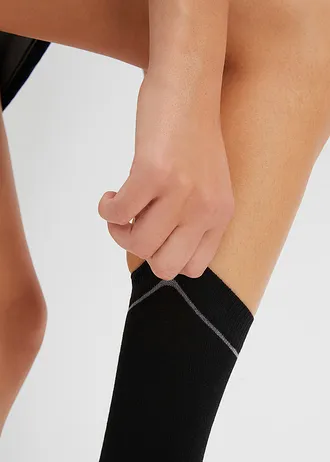 Sokken (6 paar), Kleur: zwart gestreept