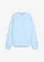 Oversized sweater van katoen, Kleur: lichtblauw