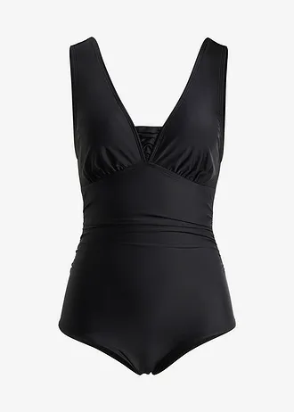 Maillot 1 pièce sculptant à bretelles larges, maintien modéré