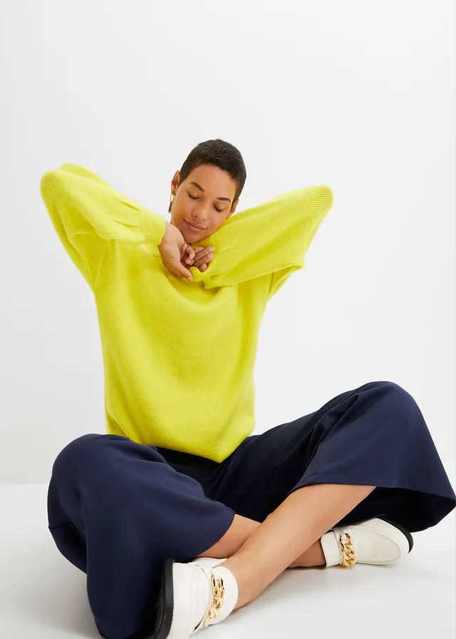 Culotte in een viscosemix • donkerblauw • product-page.page-title-suffix