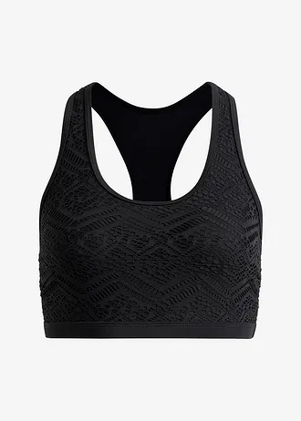 Bikinový podprsenkový top s krajkou