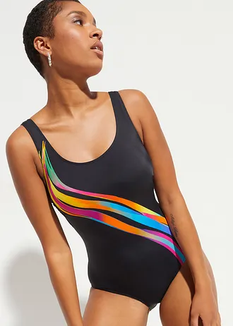 Fürdőruha újrahasznosított poliamidból • fekete • bonprix áruház