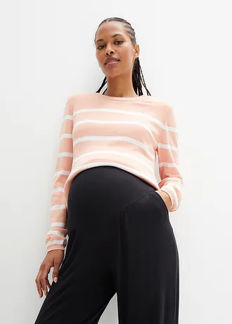 Těhotenské harémové kalhoty ze žerzeje, Loose Fit • černá • bonprix obchod