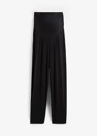 Těhotenské harémové kalhoty ze žerzeje, Loose Fit • černá • bonprix obchod