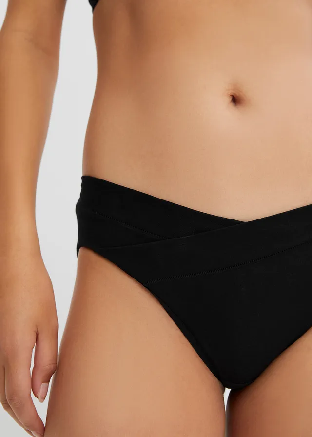 Lot de 5 slips, forme en V • noir • product-page.page-title-suffix