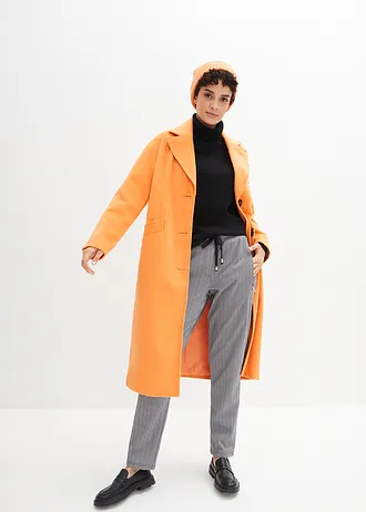 Pantalon chaud avec taille élastique • écru/noir graphique • Boutique bonprix