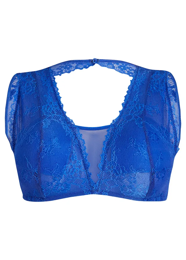 Bralette met uitneembare paddings • edelsteenblauw • bonprix online shop