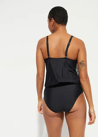 Jednodílné plavky • černá + bílá • bonprix obchod