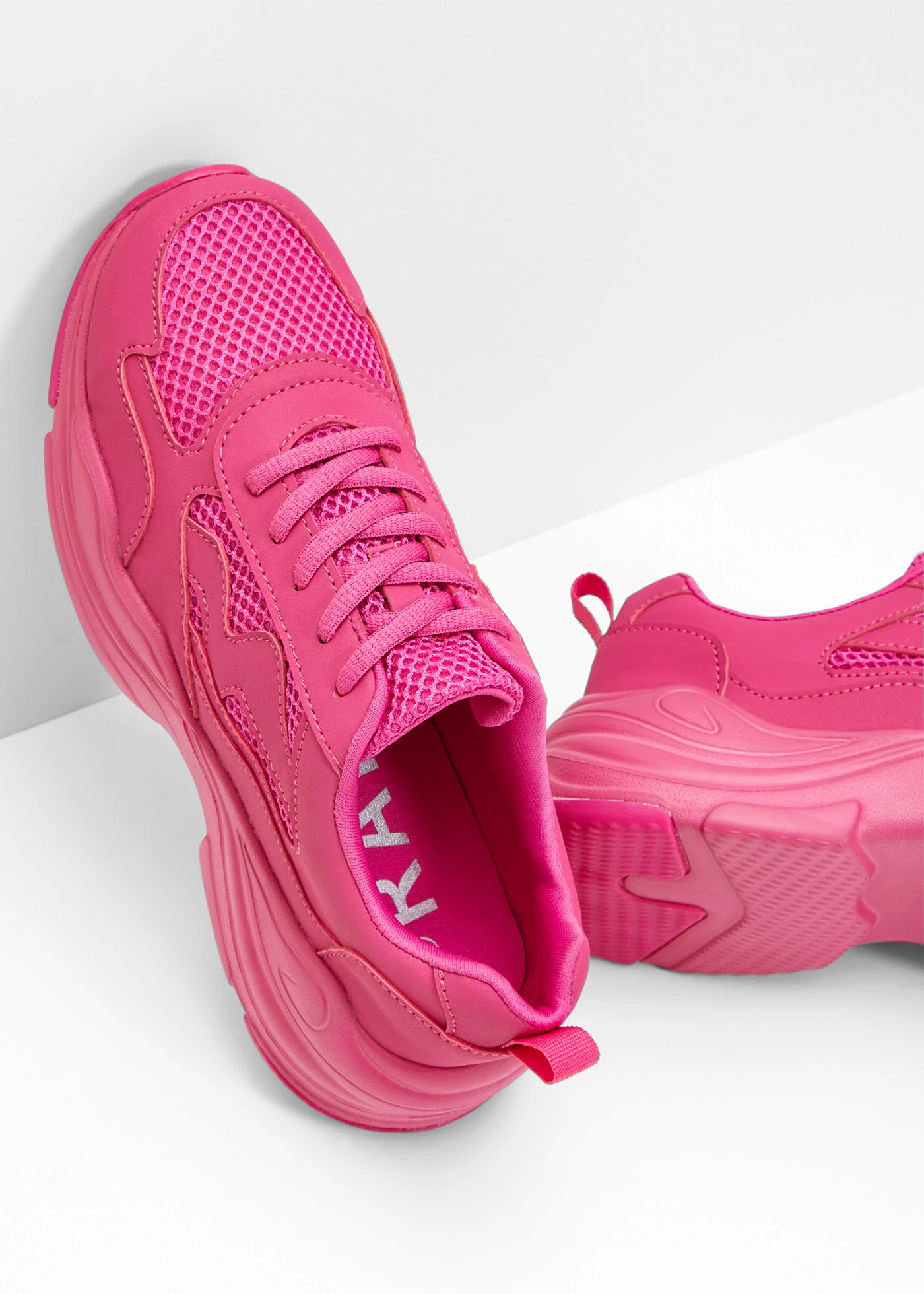 Sneakers chunky avec mesh • magenta • Boutique bonprix