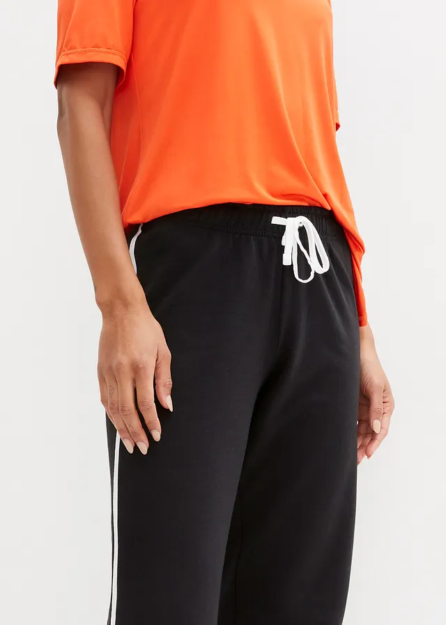 Katoenen sweatpants van katoen • zwart gestreept • product-page.page-title-suffix