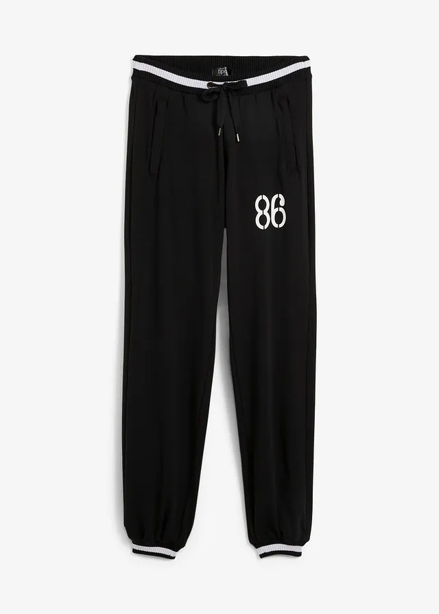 Pantaloni casual din amestec elastic cu bumbac