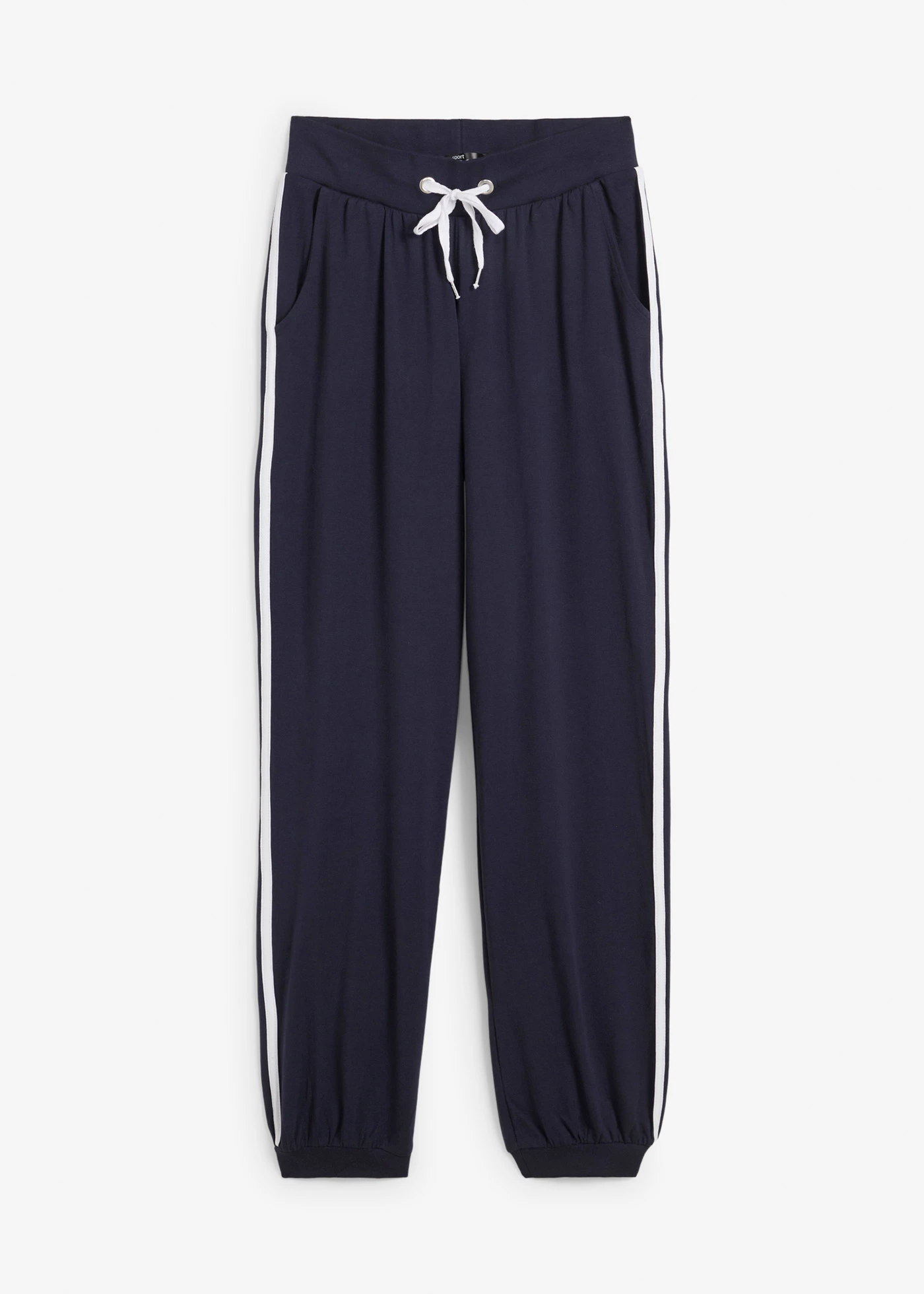 Sportnadrág pamutból • sötétkék • bonprix áruház