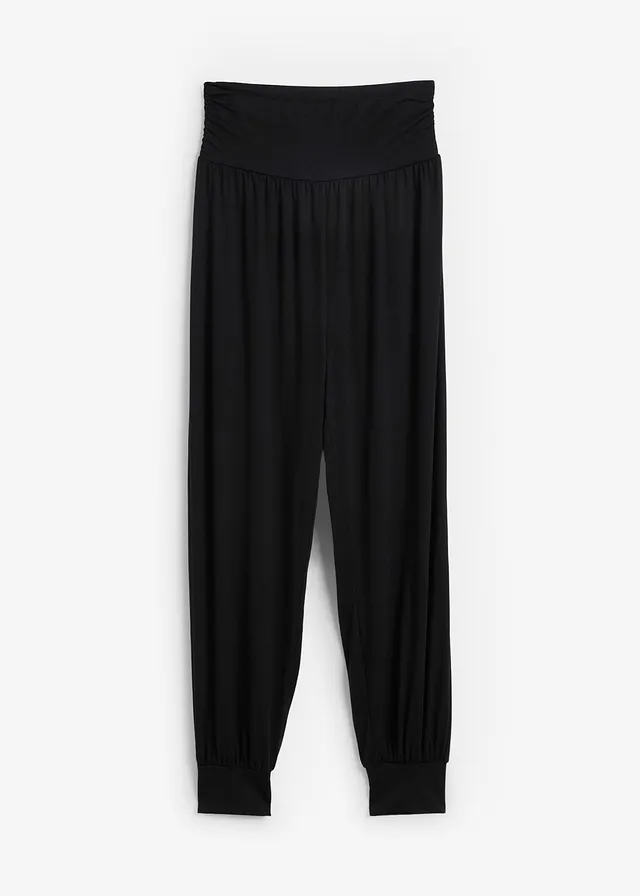 Sarouel avec bande siliconée à la taille • noir • Boutique bonprix