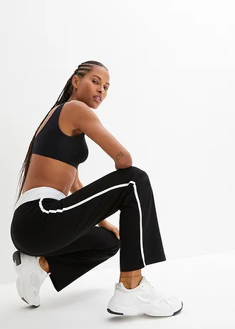 Sportbroek met stretch • zwart • bonprix online shop