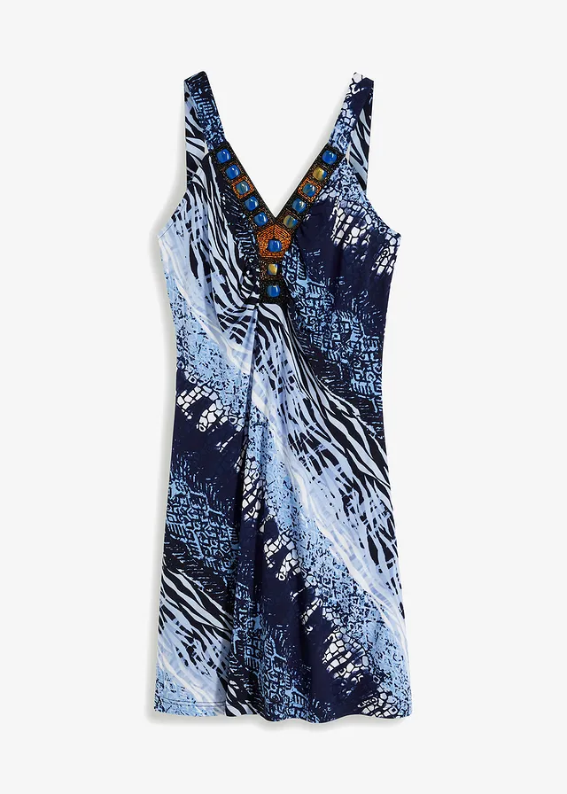 Rochie din jerse cu croială în A