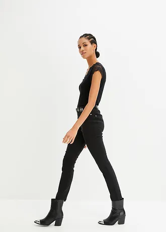 T-shirt en viscose mélangée • noir • Boutique bonprix