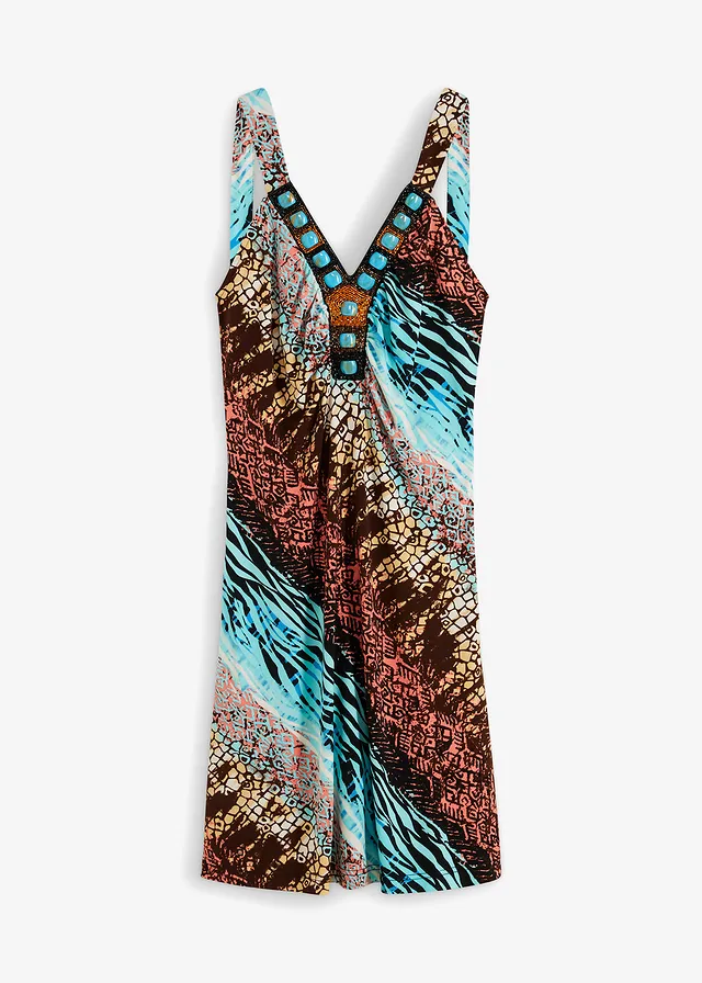 Rochie din jerse cu croială în A