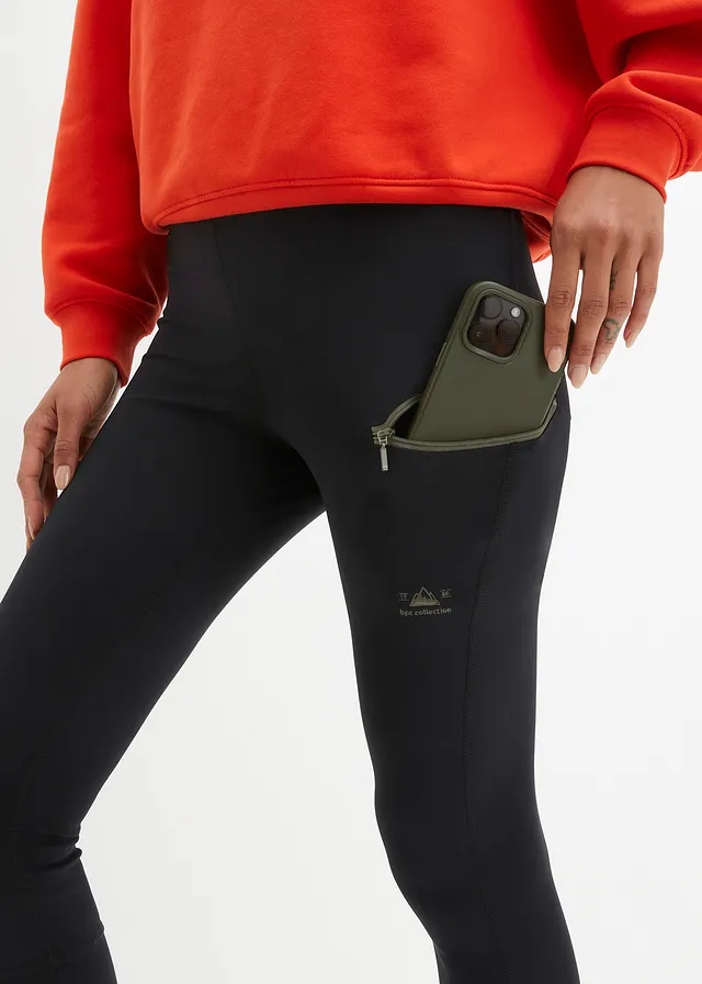 Legging 3/4 technique, séchage rapide • noir • product-page.page-title-suffix