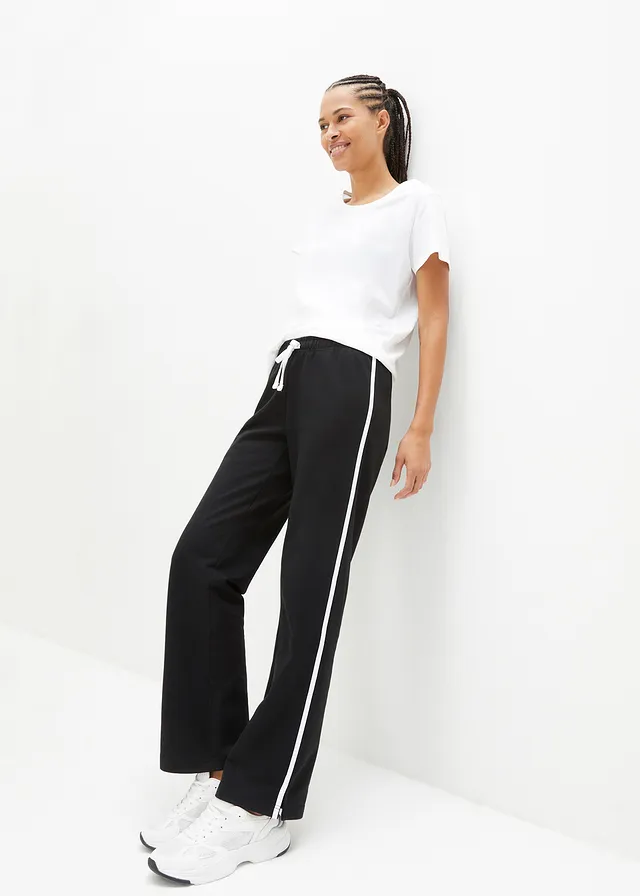 Lot de 2 pantalons en molleton épais 100% coton • noir + noir • product-page.page-title-suffix